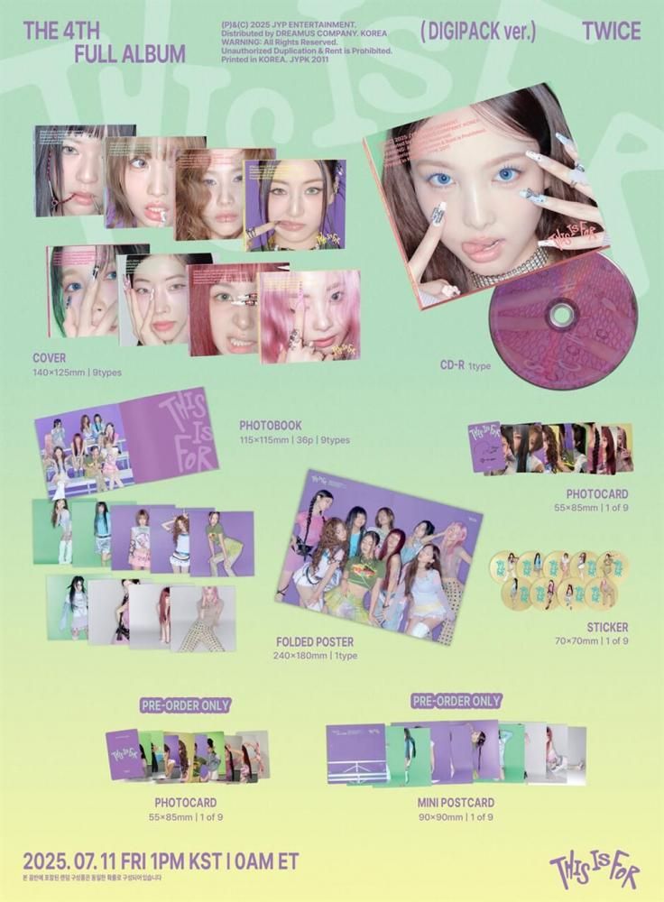 TWICE〜musicKorea特典 コンプ デジパック　THIS IS FOR TWICE〜musicKorea特典 コンプ デジパック THIS IS FOR Amazon