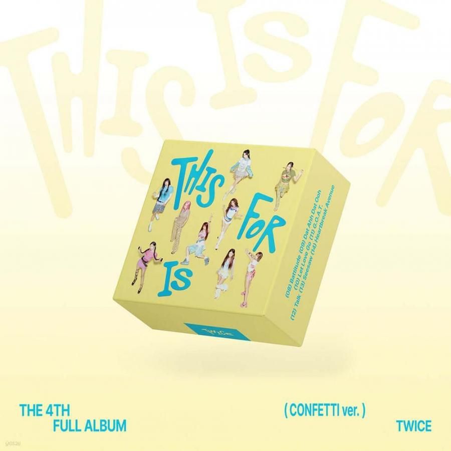 TWICE - THIS IS FOR / 4TH FULL ALBUM (CONFETTI ver.) 限定盤