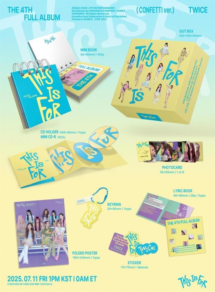 【在庫ラスト】TWICE THIS IS FOR 未開封　三形態セット×10 初回特典付／新品未開封】TWICE THIS IS FOR 3種セット - メルカリ