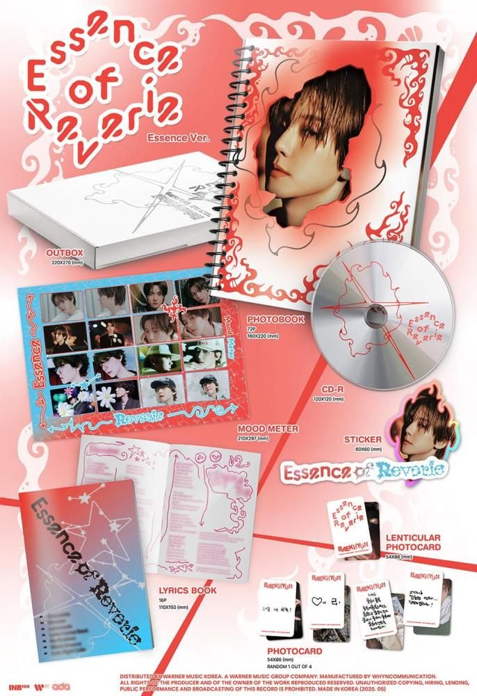 BAEKHYUN ベクヒョン ( EXO ) Essence of Reverie / The 5th