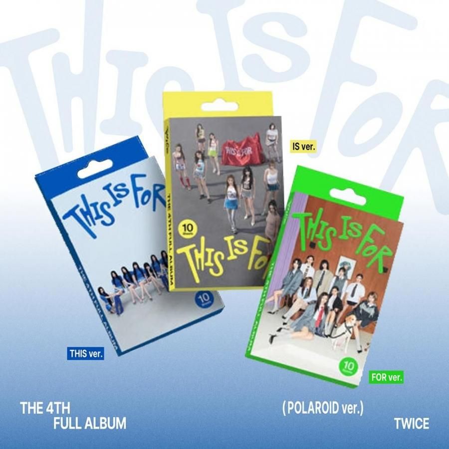 TWICE - THIS IS FOR / 4TH FULL ALBUM (POLAROID ver.)(NEMO ver.)