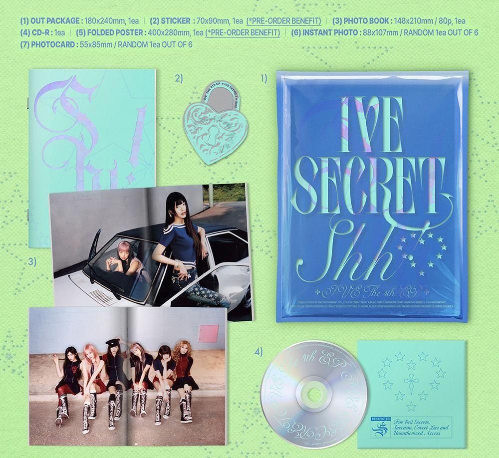 IVE アイヴ IVE - IVE SECRET / 4TH EP ALBUM 3種