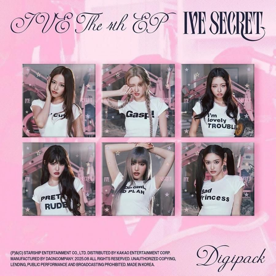 新品未開封 IVE SECRET デジパック 6枚セット jp.ktown4u.com : [6CD セット] IVE - ミニアルバム4集 [IVE