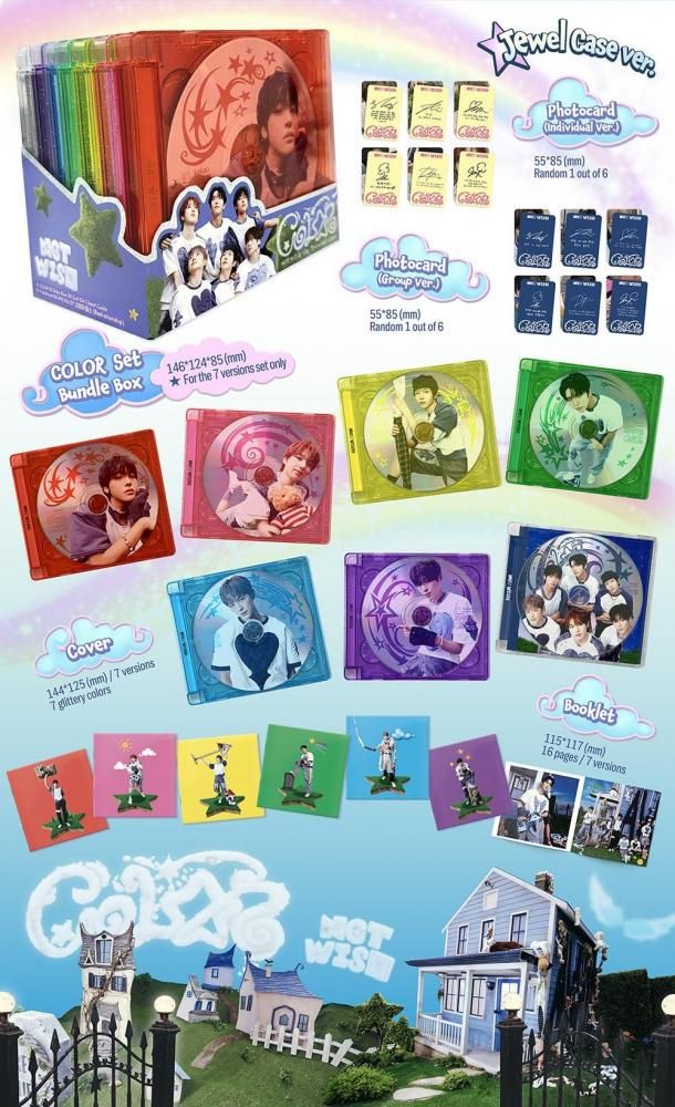 NCT WISH COLOR Jewel Case 新品未開封　全セット NCT WISH - COLOR / 3rd Mini Album (Jewel Case Ver.)
