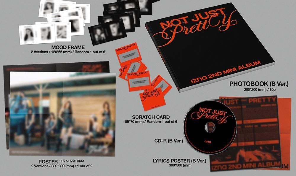 イズナ izna - Not Just Pretty / 2nd Mini Album (PHOTOBOOK Ver.)