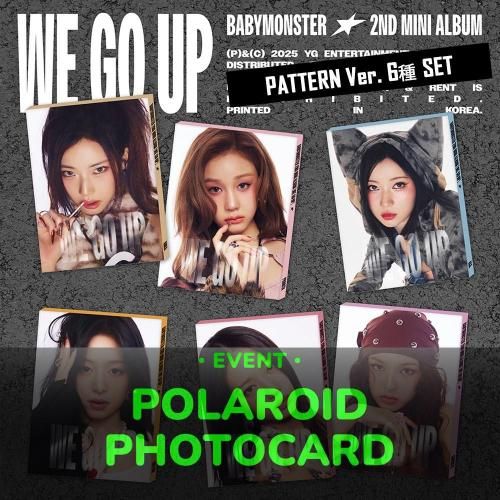 <img class='new_mark_img1' src='https://img.shop-pro.jp/img/new/icons13.gif' style='border:none;display:inline;margin:0px;padding:0px;width:auto;' />6糧åȡ BABYMONSTER ٥ӡ󥹥 WE GO UP / 2nd MINI ALBUM(PATTERN Ver.) withmuuŵդۥҥ 륫  