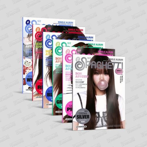 <img class='new_mark_img1' src='https://img.shop-pro.jp/img/new/icons13.gif' style='border:none;display:inline;margin:0px;padding:0px;width:auto;' />LE SSERAFIM 륻ԡ - SPAGHETTI / 1st Single Album  (COMPACT ver.) 6    󥸥 