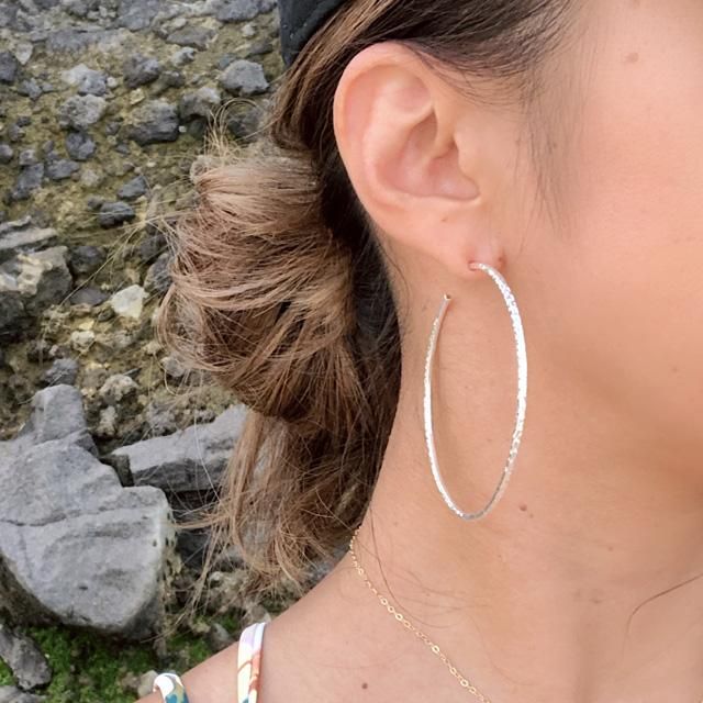Silver925 Big Hoop Pierced Earring ビッグフープピアス Candybody Silver925 Big Hoop Pierced Earring ビッグフープピアス Candybody