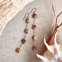 Brandy Opal design Chain 14kgf Long Pierced Earring ֥ǡѡ롡ǥ 14kgf󥰥ԥ