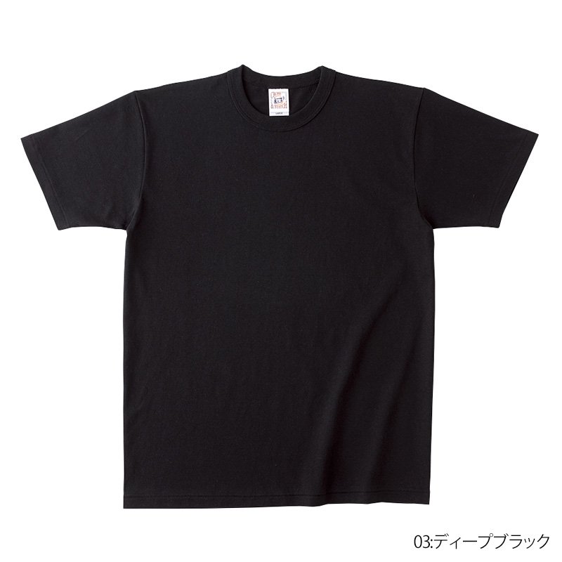 6.2oz オープンエンド マックスウェイト バインダーネックTシャツ(CROSS&STITCH/クロス＆ステッチ)｜Tシャツ通販のMUJI-T.JP