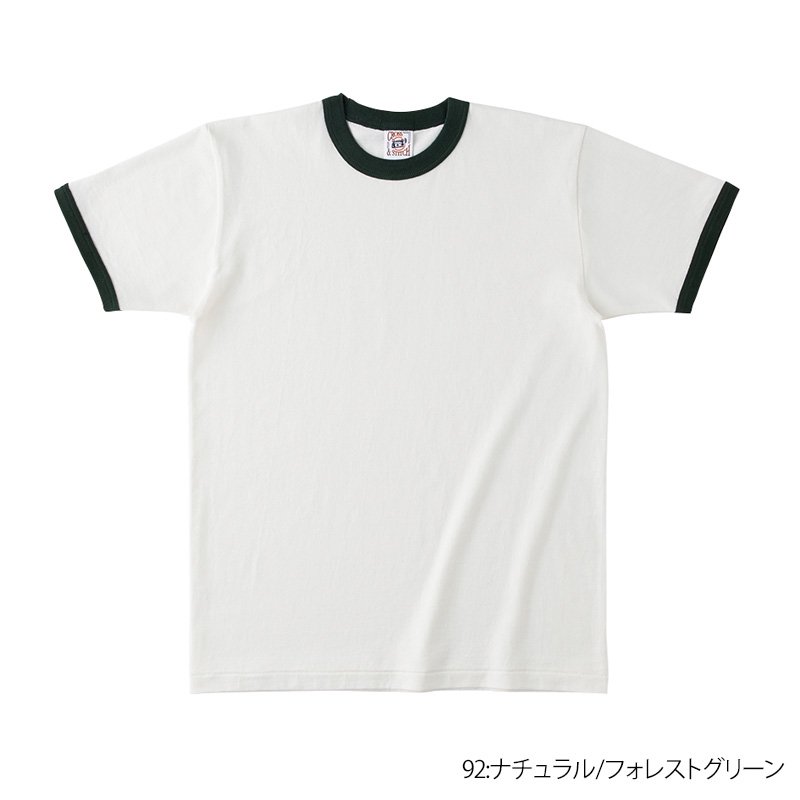 ポイント2倍 vintage リバーシブルTシャツ リンガーネック 丸胴 ワンポイント ロゴ