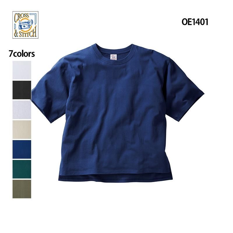 ロゴ刺繍オーバーサイズウォッシュTシャツ – EVISU