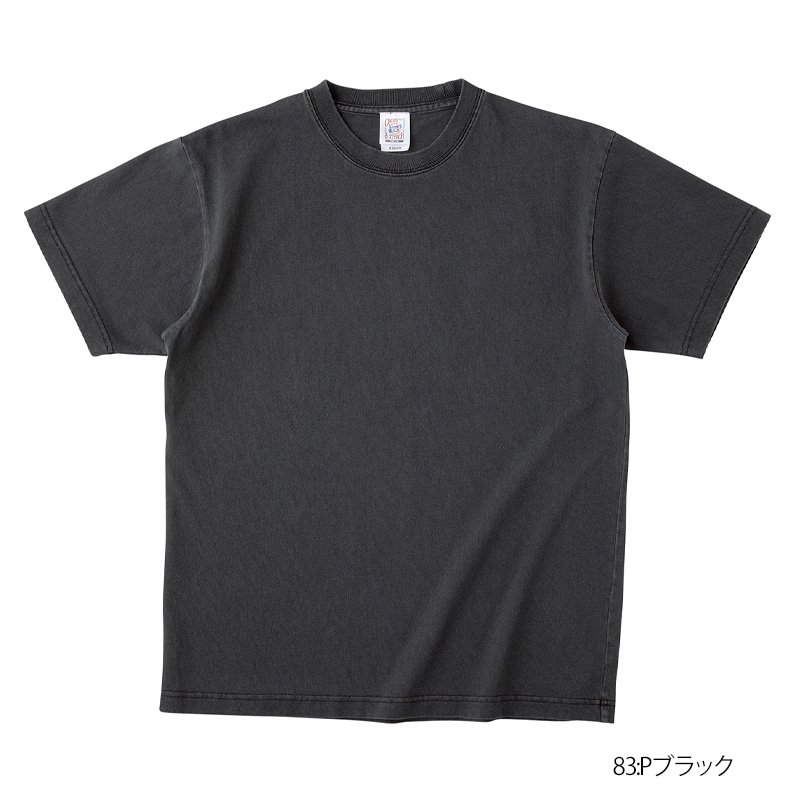 6.2oz オープンエンド ピグメントTシャツ(CROSS&STITCH/クロス＆ステッチ)[PGT-144]｜Tシャツ通販のMUJI-T.JP