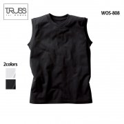 《レディース》5.3oz ウィメンズ 無地ノースリーブ Tシャツ(TRUSS/トラス)[WOS-808]