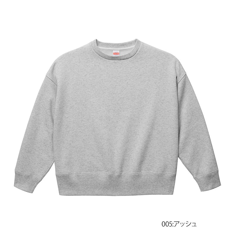 10.0oz ビックシルエットクルーネックスウェット(裏起毛)(United Athle