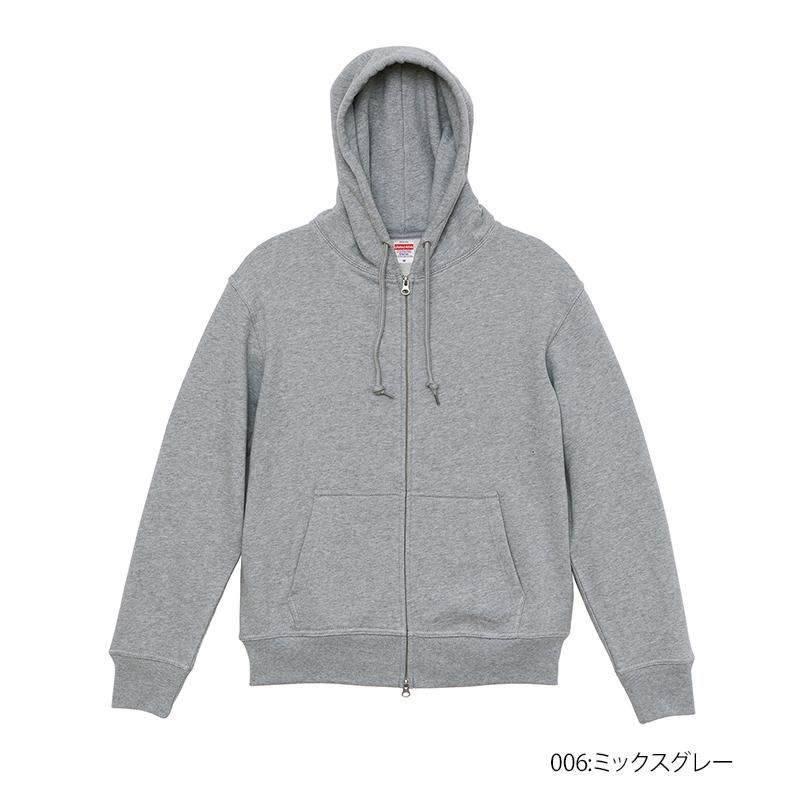 12.7oz ヘヴィーウェイト スウェット フルジップ パーカ（裏
