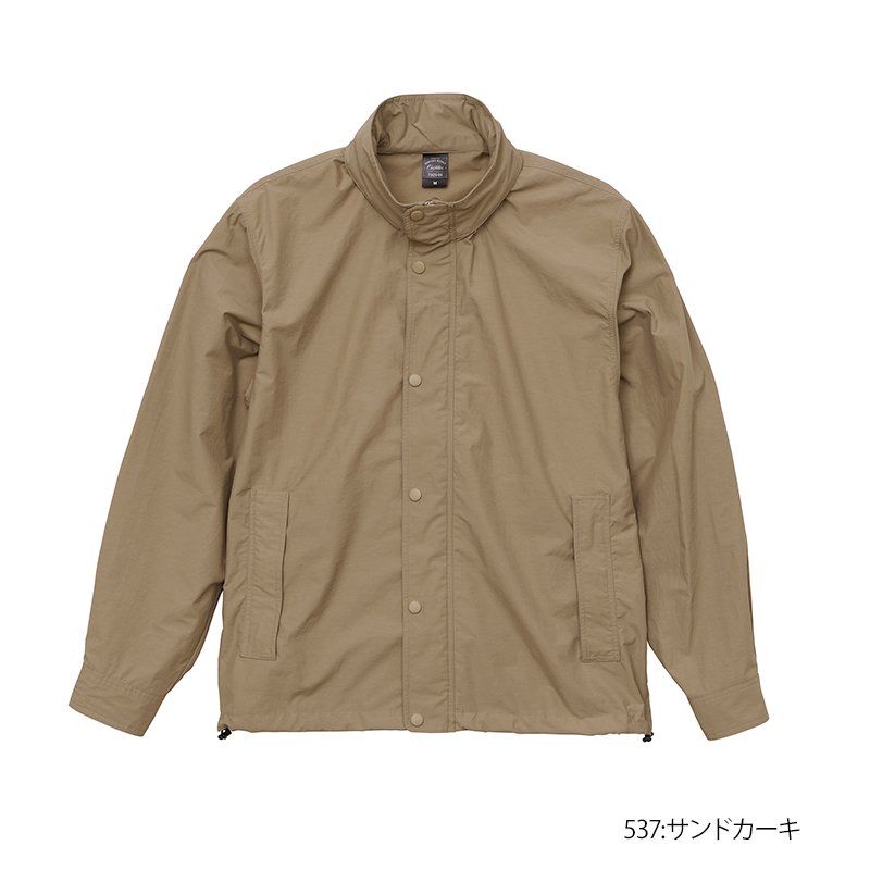 C/N スタンド フードイン ジャケット（一重）(United Athle/ユナイテッドアスレ)[7325-01]｜Tシャツ通販のMUJI-T.JP