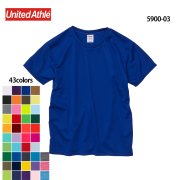 《ウィメンズ》4.1オンス ドライアスレチックTシャツ(United Athle/ユナイテッドアスレ)[5900-03]