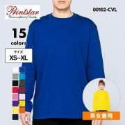 <img class='new_mark_img1' src='https://img.shop-pro.jp/img/new/icons5.gif' style='border:none;display:inline;margin:0px;padding:0px;width:auto;' />ロンt メンズ 無地 長袖 Tシャツ 厚手 ヘビーウエイト ブランド アメカジ 綿 コットン ユニセックス 5.6オンス ( プリントスター / Printstar ) 00102-CVL