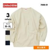 <img class='new_mark_img1' src='https://img.shop-pro.jp/img/new/icons5.gif' style='border:none;display:inline;margin:0px;padding:0px;width:auto;' />フリース メンズ 無地 レディース クルーネック シャツ アウトドア ポケット付き ( United Athle / ユナイテッドアスレ ) 7098-01