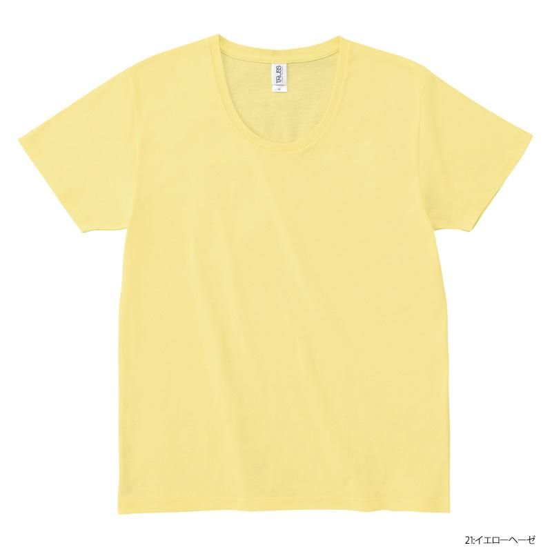 4.3oz スリムフィット Uネック 無地Tシャツ(TRUSS/トラス)｜T