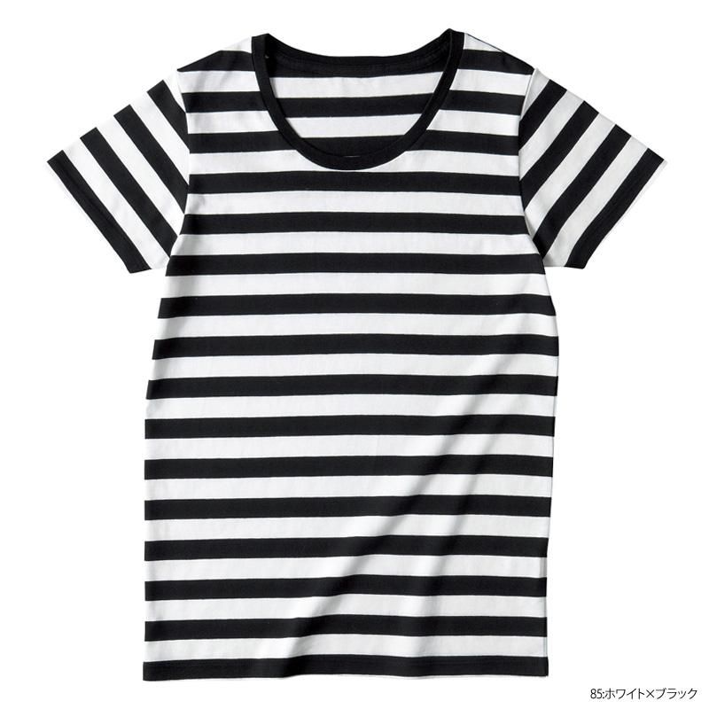レディース》4.3oz ウィメンズボーダーTシャツ(TRUSS/トラス)｜T