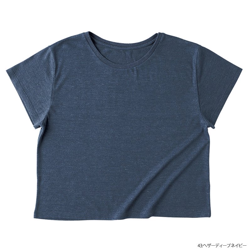《レディース》4.3oz トライブレンド ワイド 無地Tシャツ(TRUSS/トラス)｜Tシャツ通販のMUJI-T.JP
