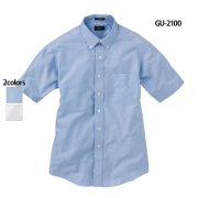 半袖 形態安定 オックスフォードシャツ(GUFFY/東レ)[GU-2100]