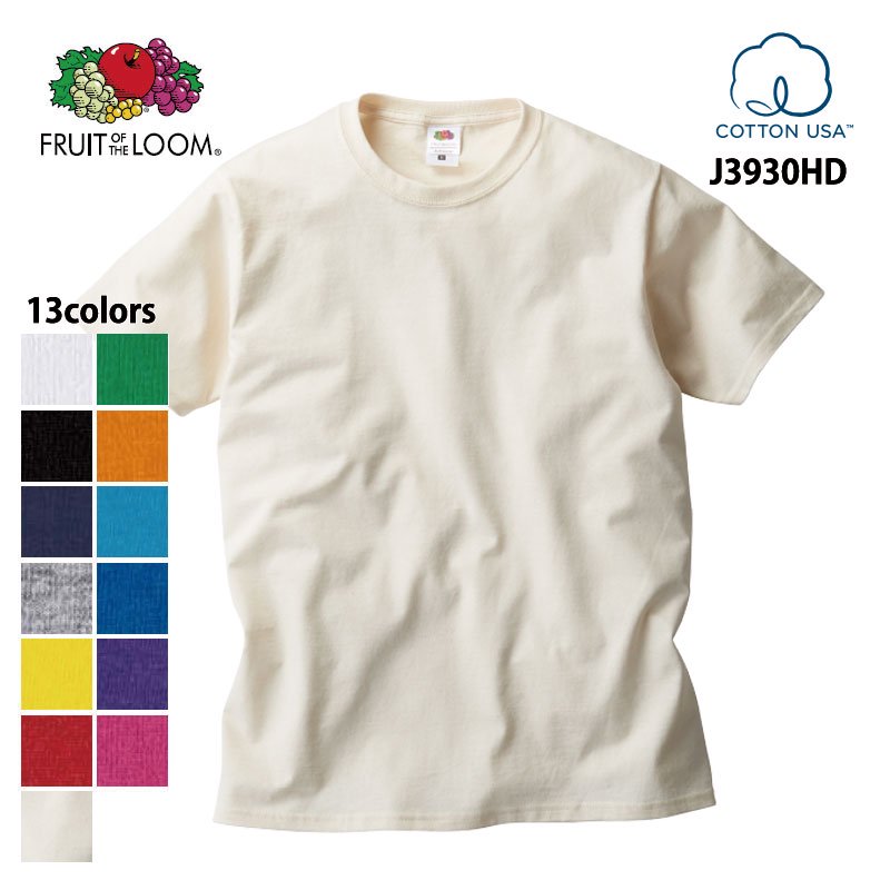 4.8ozベーシック Tシャツ（FRUIT OF THE