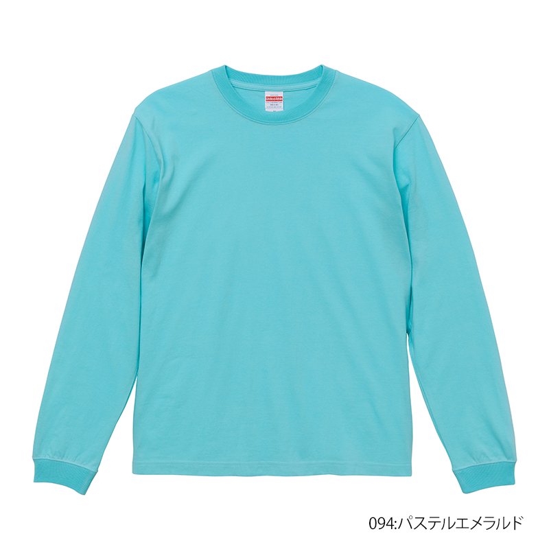 5.6oz ロングスリーブTシャツ（1.6インチ袖リブ付き）(United Athle