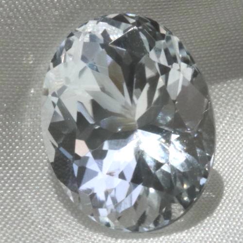 光の雫 岐阜県産 クリアー トパーズ 大粒 美麗 ルース 5.76ct 11.5mm