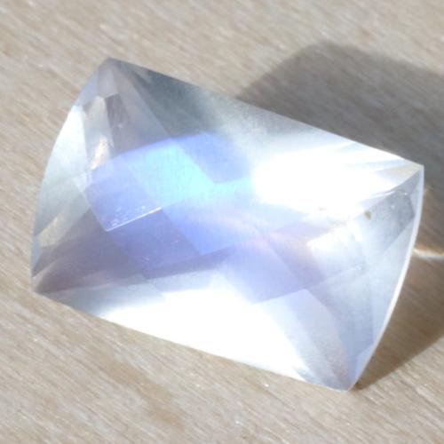 美しい青 ペリステライト・ムーンストーン Peristerite Moonstone ルース 同ロットソ済み 2.62ct 11.1mm - 夕星庵  -Venus Crystals-