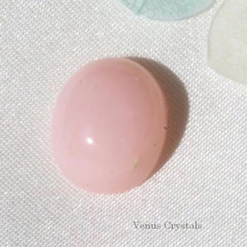 ペルー産　ピンク　オパール　ぷっくり　カボション  2.60ct　9.8mm