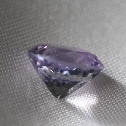 ラベンダー&シルバー 非加熱 ゾイサイト ルース 1.24ct 7.0mm ラベンダー&シルバー 非加熱 ゾイサイト ルース 1.24ct 7.0mm
