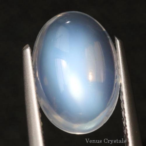 美しいシラー スリランカ産 ブルー・ムーンストーン 大きめ カボション 2.75ct 11.8mm - 夕星庵 -Venus Crystals-