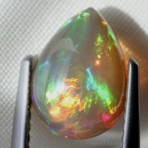 エチオピア産 チョコレート オパール （ハイドロフェーン） カボション 1.59ct 10.0mm - 夕星庵 -Venus Crystals-