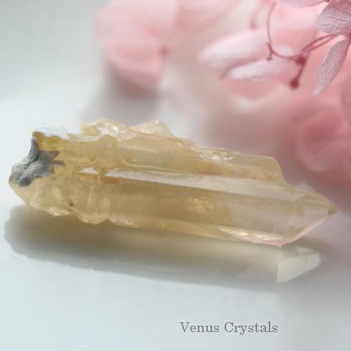 レア 奈良県天川村産 レモン・クォーツ レモン水晶 美結晶 36mm - 夕星庵 -Venus Crystals-