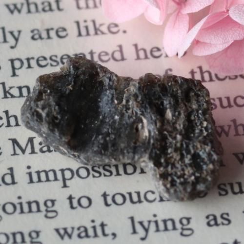 アンティーク 石の根付 緑と茶 希少 アグニマニタイト 原石