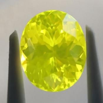 쥢䤫ʥ꡼YAGʷָˡåȥꥦࡦߥ˥ࡦͥåȡʿ¤С˥롼4.42ct  9.8 mm