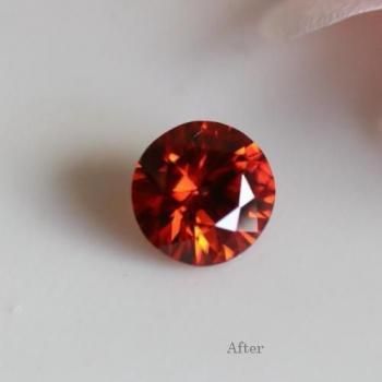 쥢ϡ ٤ǥ顼󥸡ȥꥢ쥪󡡥륳󡡡ʥ⡡ߥˡ֥饦󤫤饪󥸡饦ɡ롼0.91ct  5.7mm