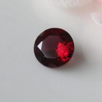 蟻さんが運んだ 美しい赤 アントヒル・ガーネット (クロム・パイロープ)ラウンド ルース 0.63ct   5.3mm