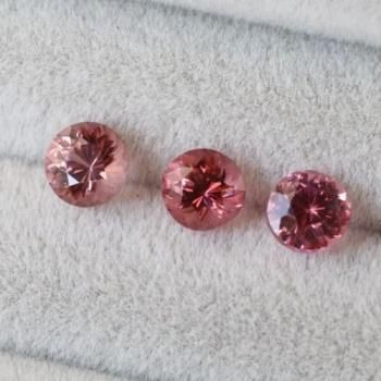 ԥ󥯡ԥ󥯥󥸡ԥͥ롡饦ɡ롼åȡ0.74ct  3.5mm  