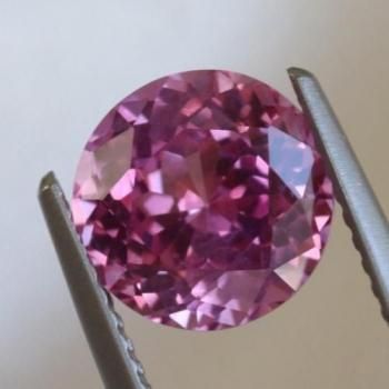 񻺡ѡץå塦ԥ󥯡ե(٥̥ˡ)饦ɡ롼3.22 ct  8.5mm