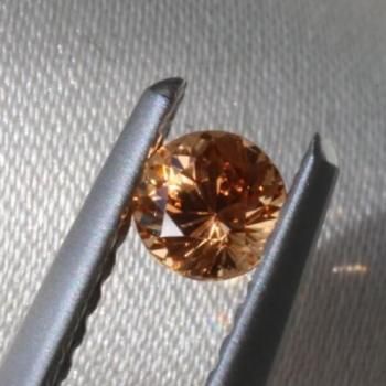 ��������᤭�����󥶥˥���������󥸡������ͥåȡ��饦��ɡ��롼����0.25ct  3.4mm