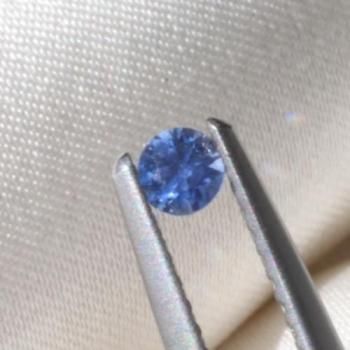 �ۤ�Τꥷ�륭���֥롼�������󥫻����֥롼�����ե�����(��Ǯ�˥饦��ɡ��롼����0.11ct  ��2.6mm  