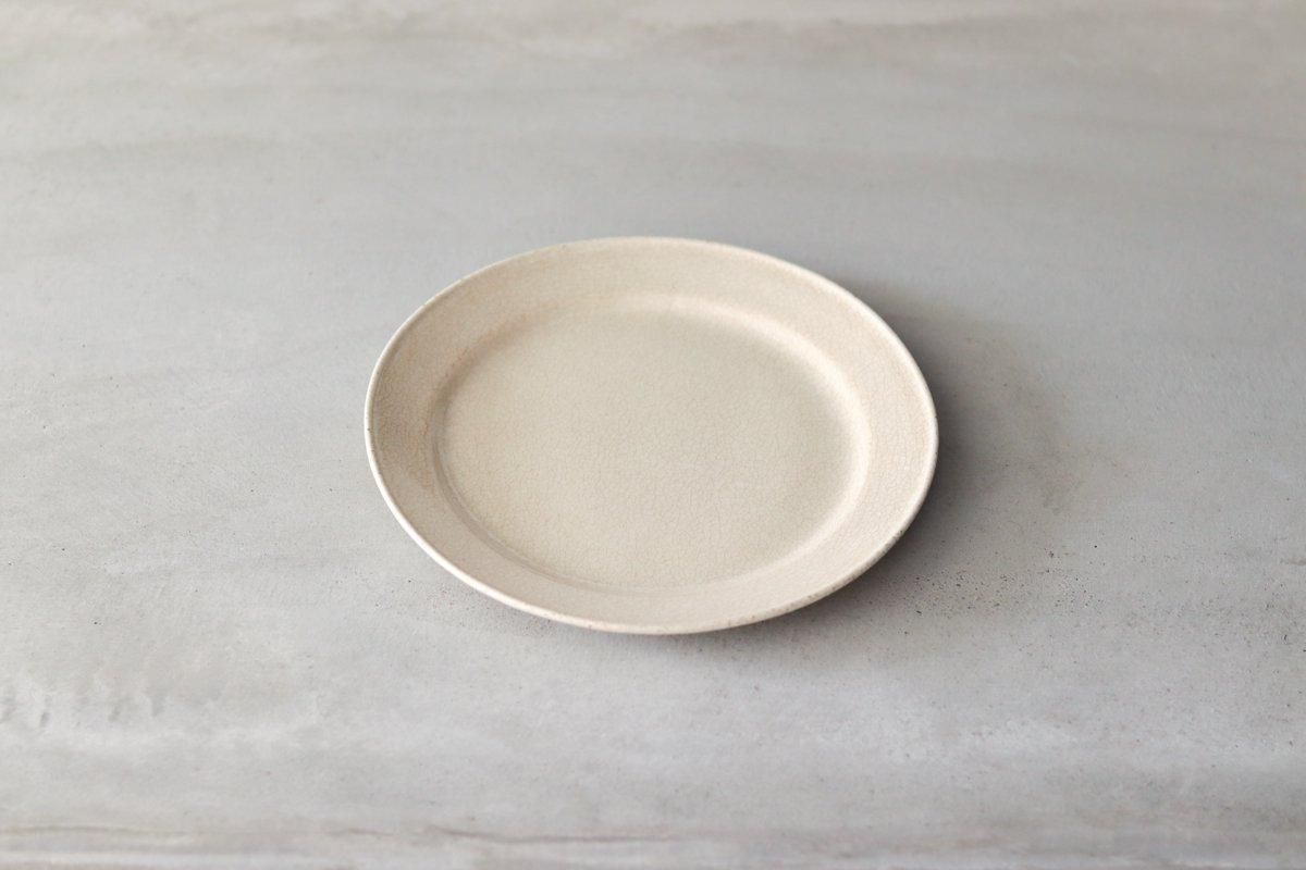 お歳暮 人気 オシャレ | 丸リム皿(M) 棚橋祐介 ケーキやデザートプレート用 作家の器 - 食器