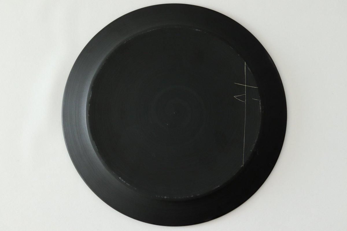 村上祐仁 Plate | black | 8寸 - 作家の器｜さわらぎ