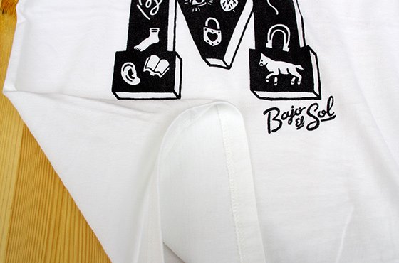 Tシャツ コットン ウェア 服 デザイン ミラグロ ブエナスエルテ カジュアル メキシコ メキシコ雑貨