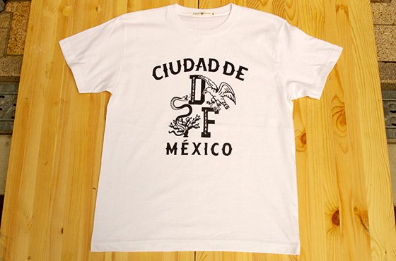 Tシャツ コットン ウェア 服 デザイン 国旗 テノチティトラン sonrisa カジュアル メキシコ メキシコ雑貨