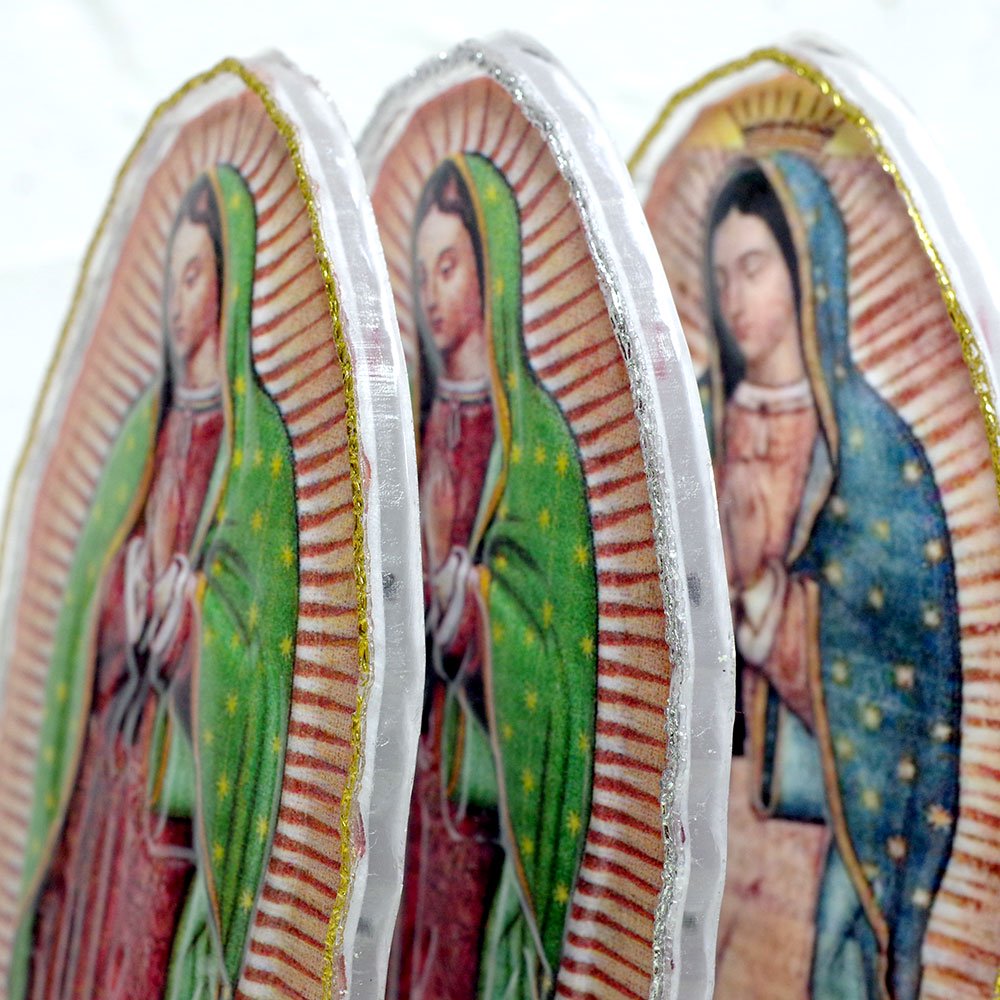メキシコ☆教会で売っているマリアの飾り プレートお守り B 